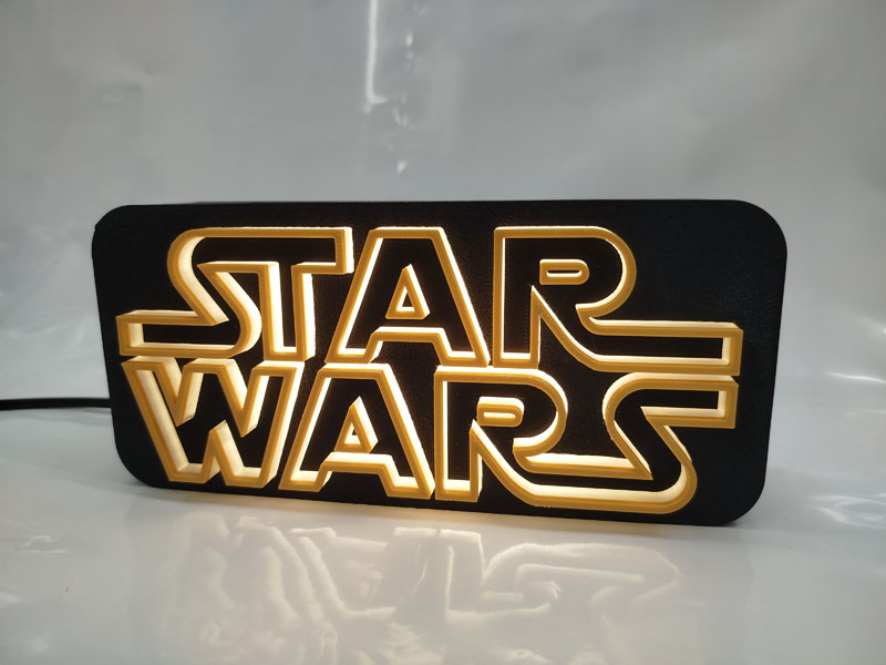 Lampe à leds custom - Star Wars